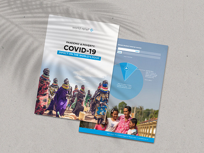 World Relief White Paper: Pandemic & Poverty covid 19 graphic design nonprofit whitepaper world relief