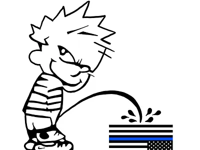 RESIST 2020 calvin and hobbes cartoon character comics hope police resist vote