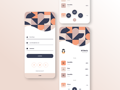 Online banking - Mobile App bank bank app bank card banking banking app card clean design clean ui finance finance app mobile mobile app mobile app design mobile design mobile ui modern ui uidesign ux