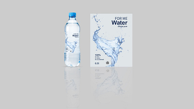 mock up water bottle label label design label packaging