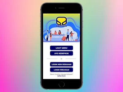 Insan Abipraya Mobile iphone landing page landing page design landingpage mockup ui ui design ui mobile uiux uxdesign