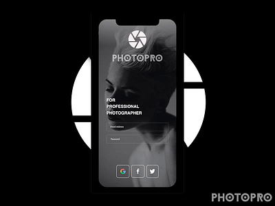 ''PHOTOPRO'' Sign In Page adobe adobecc adobexd animation appdesign application contentdeisgn design like music app photo photography photographyapp productdesign sign in uidesign uidesigner uiux ux uxdesigner