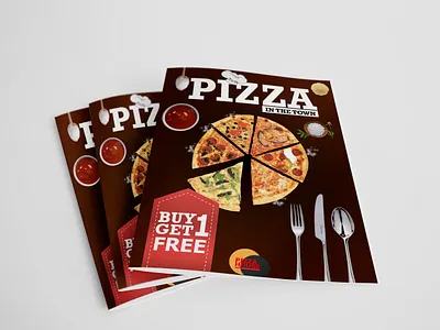 Pizza adobe photoshop branding design flat flat design flyer flyer artwork flyer design flyer template flyers graphic graphic design graphics icon