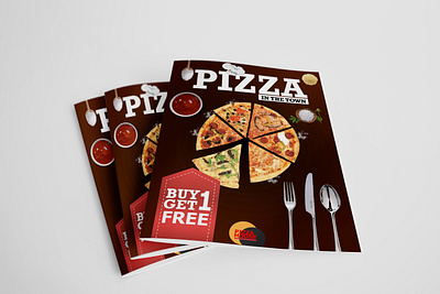 Pizza adobe photoshop branding design flat flat design flyer flyer artwork flyer design flyer template flyers graphic graphic design graphics icon