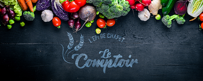 Le Comptoir brand design logo