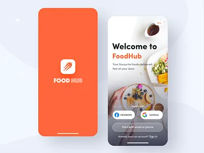 Food Delivery UI Kit app creative food app food delivery app food delivery ui kit interaction landing page mobile app design modern design restaurant app ui ux ui design ui kit ui kit 2020 ui kit design ui8 uidesign userinterface
