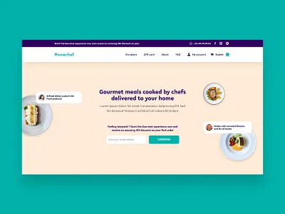 Meals home delivery - UI Design delivery design food home delivery homepage homepage design landing page mobile ui order ui user experience user interface website