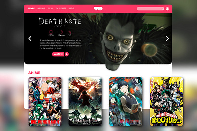 VVVVID - Site anime clean design film graphic design illustration inspiration minimal movie netflix site site design tvseries ui vector vvvvid