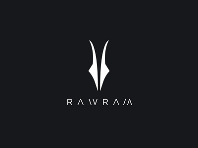 RAWRAM animal deer horn horns logo logo design logo mark minimal minimal logo minimalist ram vector