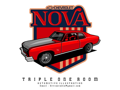 73 Chevy Nova animation car car illustration carlogo cartoon cartoon character cartoon illustration cartoons carvectore chevrolet design gaming gaming logo gaminglogo illustration illustrator logo nova triple crossing vector