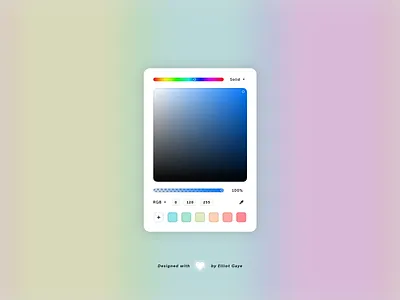 DailyUI #060 - Color Picker adobe xd color color palette color picker color swatch colorful colors colour colourful colourful design daily 100 challenge daily ui dailyui design gradient gradients minimalism palette ui ux