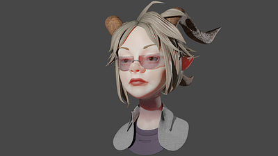 made this in less then a day 3d artist blender character design full illustration logo sculpt speed sketch