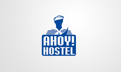 logo ahoy hostel brand design logo logo design logodesign