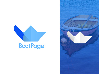 BoatPage Logo Design abstract app app icon boat page brand identity brand identity designer branding branding project business company company style guide corporate digital agency logo logo design concept logo designer logomark logotype subscription service logo technology