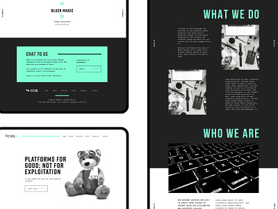 Technical Web Concept brand branding clean design flat graphic design typography ui web website