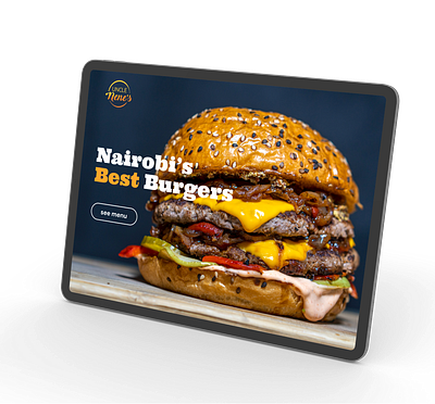 A Revamp of Uncle Nene's Burgers Website branding design graphic design minimal ui ux web