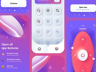 Vibro App design ui ux