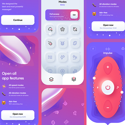 Vibro App design ui ux