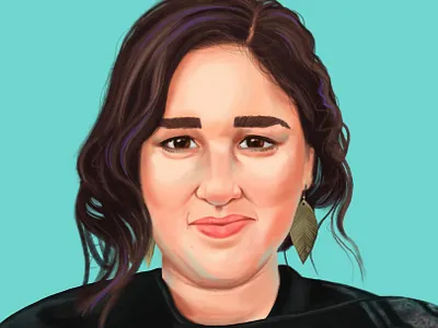 Krystal digital painting illustration ipadpro portrait portrait painting procreate