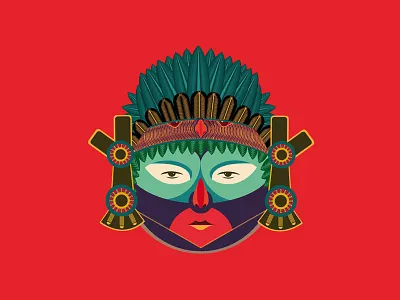 Azteca / Indígena design illustration illustrations illustrator indigena indigenous native