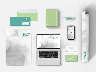 Hazy Marketing Branding branding cannabis design logo