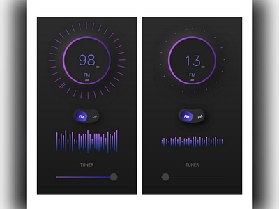 Radio app ui concept figma uidesign