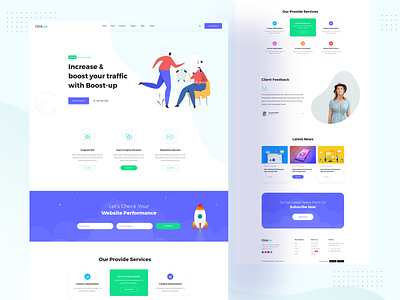 SEO/Digital Agency Landing Page bitcoin boost creative dailyui graphicdesign landing page landingpage minimal search engine seo seo agency seo company seo services ui web design webdesign