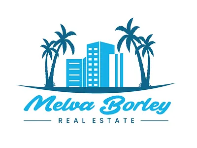 Melva Borley Real Estate Logo Design Project florida logo house logo logo design logo ideas real estate logo