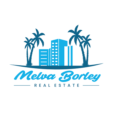 Melva Borley Real Estate Logo Design Project florida logo house logo logo design logo ideas real estate logo