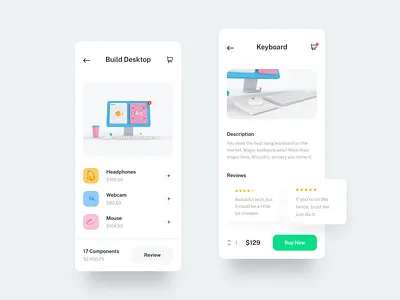 Build Your Desktop 🛠 3d 3d shapes app design application clean colorful ecommerce ecommerce app mobile app mobile app design mobile app development mobile application mobile apps mobile design website yonke