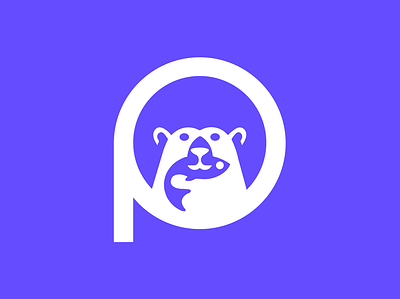 POLAR bear branding design fish icon identity illustration logo marks polar symbol ui vector