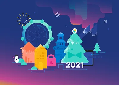 Illustration – Elastic winterfest