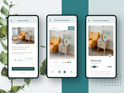 Swipe To Shop Plants ai app app design application artist design graphic design interaction interiordesign minimal plants product design shop shopping app swipe ui uidesign uiux