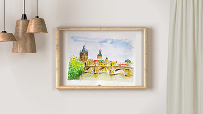 Prague czech czechia czechrepublic illustration painting prague travel travelsketch watercolor watercolour