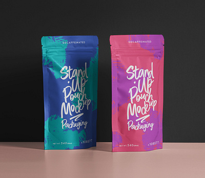 Free Psd Pouch Packaging Mockup Set pouch design pouch mockup pouch packaging