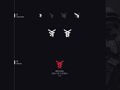 Revival Invitational 2020 esports festival icon identity logo mark symbol tournament