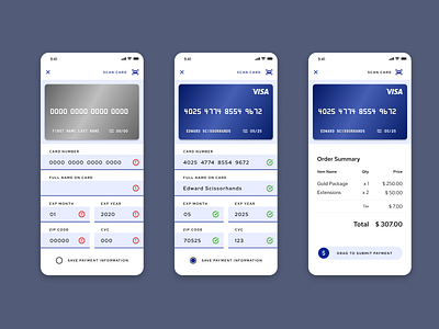 Daily UI #2 - Credit Card Checkout daily ui daily ui 002 dailyui dailyuichallenge ui ui ux ui design uidesign uiux ux ux design uxdesign