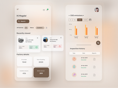 Digital Factory Passport app concept design figma mobile productdesign ui ux