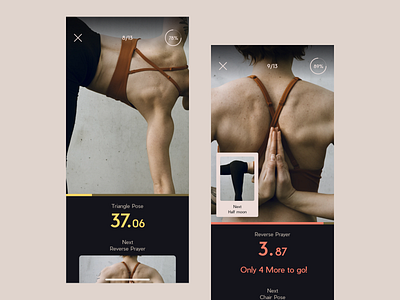 dailyUI #014 Countdown Timer app app design countdown countdowntimer dailyui dailyui014 excercise excercise app gui mobile prototyping sketch ui ui design ux uxui workout yoga