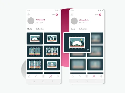 DailyUI 006 challenge creative daily 100 challenge daily ui dailyui dailyuichallenge illustrations mobile app mobile app design mobile ui mobile ui design uidesign user experience user interface design userprofile ux ui design ux ui designer