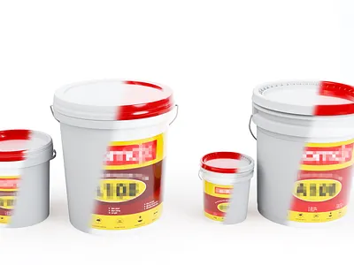 3D Brand Paint Bucket 01 3d branding graphic design