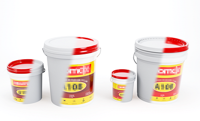 3D Brand Paint Bucket 01 3d branding graphic design