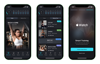 Fit Journey - part 2 fitness app mobile design ui uiux design ux