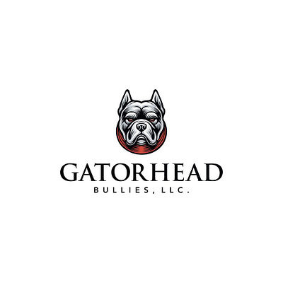 GatorHead Bullies LLC official logo brand icon brand identity branding bulldoglogo customlogo design graphic graphic design graphicdesign illustration kennelbranding logo logodesign pitbulllogo ui visual identity visualidentity