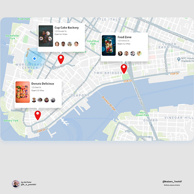 map hover effect design ui uidesign uiux