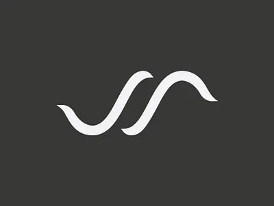 JR Monogram branding design logo monogram soundwave waves