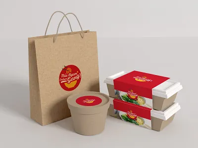 Mie Ayam Dalam Gang Brand branding logo packaging