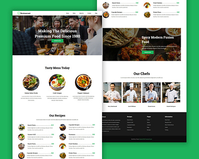 TemplateToaster Website Builder | Restaurant Theme chef cuisine food food app restaurant restaurant app restaurant branding restaurants wordpress wordpress design wordpress theme