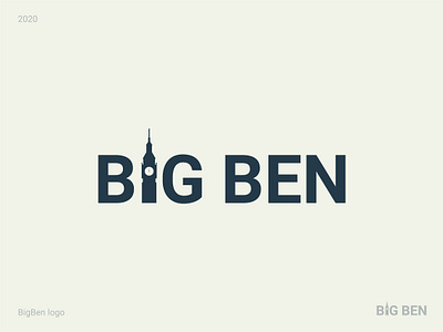 BigBen branding design flat icon illustration illustrator logo logo design logodesign logotype minimal vector