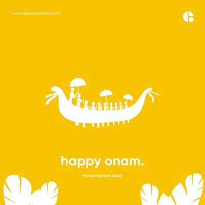 Happy Onam Poster branding celebration design figma figmadesign illustrator onam